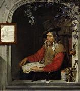 Gabriel Metsu The Apothecary or The Chemist. Spain oil painting artist